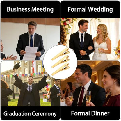 Custom Tie Clips for Men,Personalize Engraved Tie Bar,Stainless Steel Tie Clip for Business, Wedding, Anniversary, Father's Day Gifts,Ideal for Groomsman Best Man Dad Husband Boyfriend - style: 4-Black