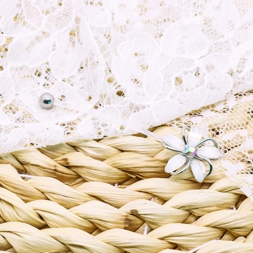 VERAMI 14G 38mm Pregnancy Belly Button Rings Flexible Bioplast Long Bar Flower Belly Rings for Maternity Clear Navel Piercing Retainer - color: Silver-white flower