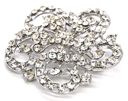 Belagio Enterprises 2 1/2-Inch Rhinestone Brooch | BW-171-182 - size: 2-1/2-Inch, style: BW-146