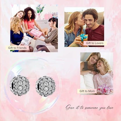 Clip Stopper Spacer Charms for Bracelets Necklaces, Compatible with Pandora,Jewery Making DIY - style: 2PCS CZ Ball Spacers