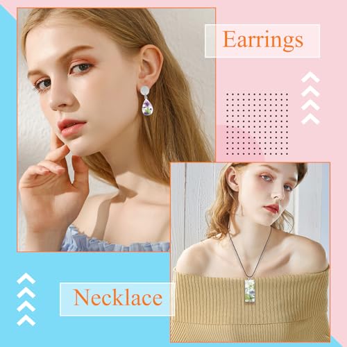 Oubaka 50pcs Open Bezels 5 Styles Open Frame Pendant Open Back Bezel Pendants Geometric Hollow Frame Pendant for Resin Casting, Necklace, Earrings, Pressed Flower, DIY Crafts(White K) - color: 50pcs;White K;5 Styles;B