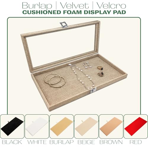 2-Pack 72-Ring Holders Leatherette Foam Padding Jewelry Inserts - Tray/Case Liners - Retail Display, Storage (White) by The Display Guys - color: White - Leatherette, size: Ring Slots - 72