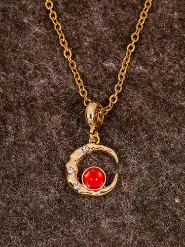 Gold-Tone Moon Charms with Rhinestones for DIY Jewelry Making - 20 PCS Metal Crescent Pendants for Bracelets, Necklaces, Earrings - Celestial Craft Supplies, Gift for Women and Crafters