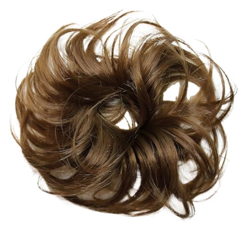CAISHA Small Scrunchy Updo Hairpiece Ponytail Extensions Hair Tie Brunette G3C - color: brunette #6 G3C