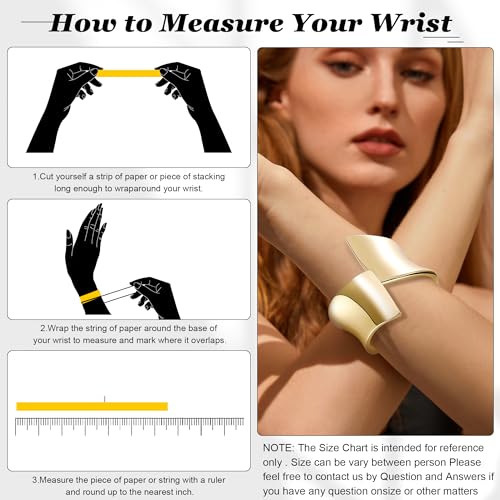 18K Gold Plated Wide Chunky Gold Cuff Bracelets for Women Chunky Bangle Bracelets Waterdrop Oval Irregular Trendy Wrist Wrap Bracelets Open Minimalist Thick Gold Wrist Cuff Bracelets - style: 18K Gold-E