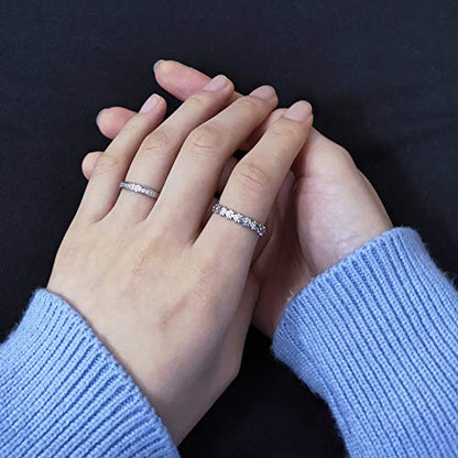 QWALIT Toe Rings for Women Gold Toe Ring Gold Ankets for Women Silver Toe Ring Stainless Steel Waterproof Trendy Anklet no Tarnish - color: 1-6pcs-silver