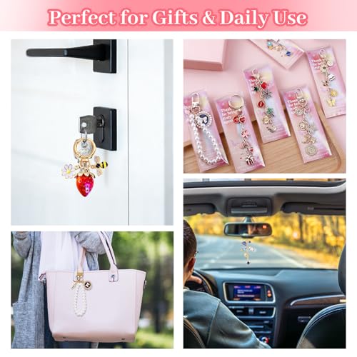 Wurosi 773 Pcs Lip Gloss Keychain Making Kit with Storage Box | Including Chains,Charms,Letters,Hooks,Manual,Gift Bgas, Jump Rings & Tools, Perfect DIY Jewelry Crafts & Gift for Adults - color: 773 Pcs Gold Keychain Kit