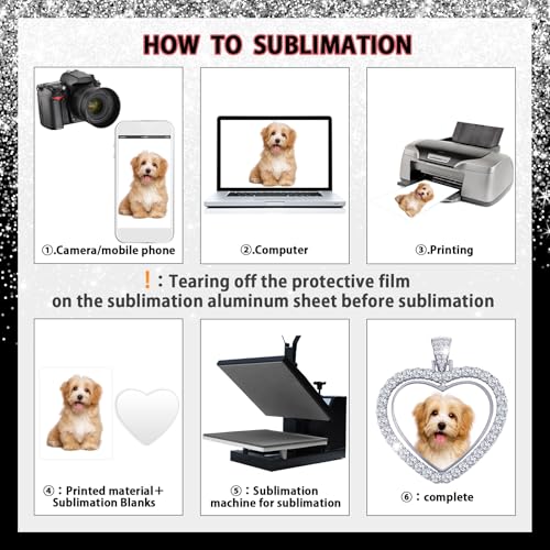 Junkin 24 Pcs Sublimation Rhinestone Trays Pendant Set, Including 6 Double Sided Blank Rhinestone Bezel Trays, 6 Pcs Thick Chains with 12 Sublimation Discs for Making (Gold, Silver, Rose Gold) - color: Gold, Silver, Rose Gold