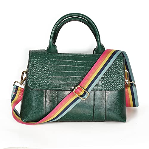 Kolti Purse Strap Replacement Crossbody Handbag Stripe Wide Adjustable - color: Gold Buckle-39