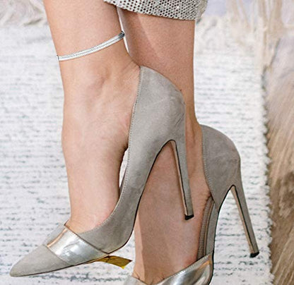 Savlano 925 Sterling Silver Solid Italian Figaro, Rope,Herringbone, Curb, Ball Bead, Snake, Mariner Chain Anklet for Women, Comes in 0.8mm - 5mm With Gift Box - style: Herringbone 2.5mm