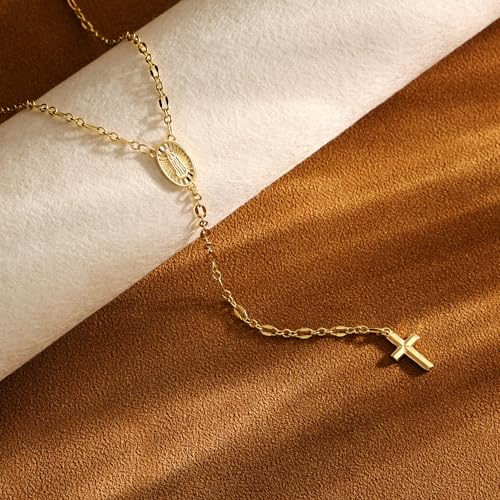 CHESKY Long Necklace for Women, 14k Gold Plated/Streling Silver Lariat Y Necklaces - style: y necklace 01