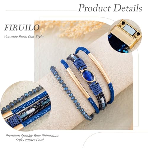 Charm Bracelet Silver Cartoon Friendship Bracelets Stainless Steel Adjustable Bangles for Women Blue - color: A-Blue