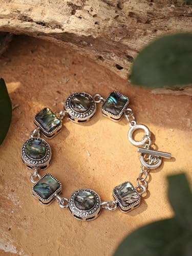 Geometric Metal Stone Bracelets, Trendy Personality Jewelry for Women - style: Bracelet R17-002