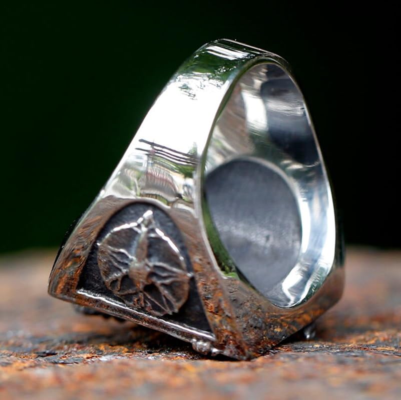 2023 Skull Ring Cool Evil Death Punk Rock Stainless Steel Rings Aly Style Jewelry - style: R117
