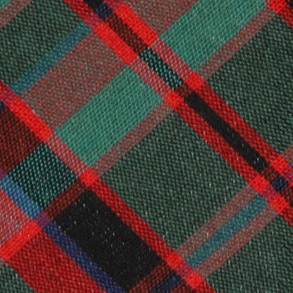 tiemart Crossover Tie - color: Red and Green Plaid
