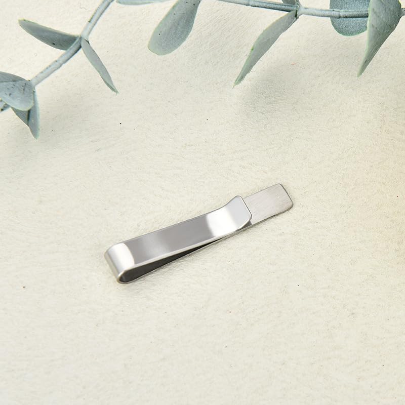 Mens Airplane Tie Clip for Boyfriend Husband Son Flight Attendant Accessories for Men - style: Silver Football
