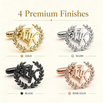Custom Name Cufflinks for Men, Personalized Cuff Links with Raised Script Monogram, Wedding Cufflinks for Groom Groomsmen Best Man Father of Bride Husband Dad Anniversary Birthday Gifts - color: BB