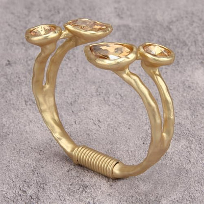 Chunky Bangle Bracelets for Women Cuff Bracelet Thick Gold Bangles Open Wide Arm Cuffs Bracelets Boho Jewelry - style: Chunky Gold Bangle