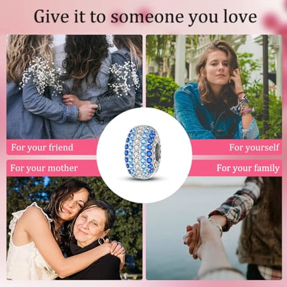 Pandach 925 sterling silver Clip Spacer Charm for Bracelet Clip Lock Stopper Bead Spacer European Openable Beads 2Pcs - style: 2-KJC1140