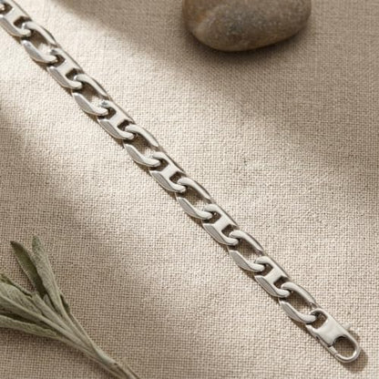 The Men's Jewelry Store (Unisex Jewelry) Stainless Steel 12mm Maritime Anchor Chain Necklace, 24"