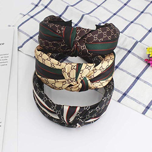 3pcs Fashion Headband Good elasticity Headbands Classic Style for women - style: fagugg