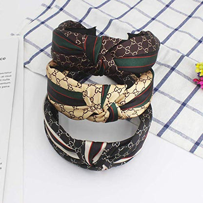 3pcs Fashion Headband Good elasticity Headbands Classic Style for women - style: fagugg