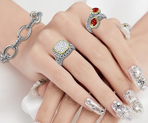 UNY JEWEL Jewelry Make a Statement with Foxtail Link Chain Bracelet Designer Brand Inspired Women Valentine - color: Silver