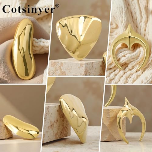 Stainless Steel Brooch Pin for Women & Men,Lapel Pin | Minimalist Statement Elegant Geometric, Sweaters Coat Suit Shawl Collar Shirt Coat Jacket Hat Dress Swim, Velvet Bag & Box - style: Trio-Gold