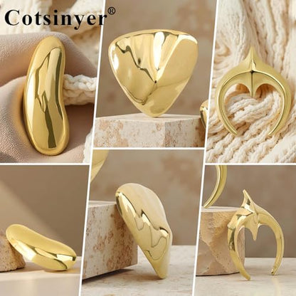 Stainless Steel Brooch Pin for Women & Men,Lapel Pin | Minimalist Statement Elegant Geometric, Sweaters Coat Suit Shawl Collar Shirt Coat Jacket Hat Dress Swim, Velvet Bag & Box - style: Trio-Gold