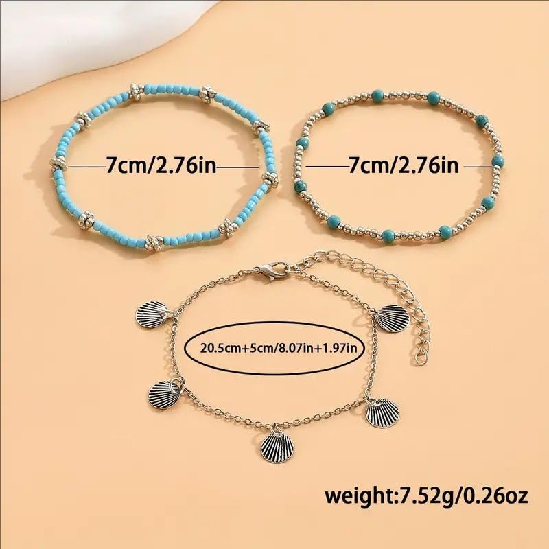 Layered Butterfly Anklet for Women Charms Butterfly Gold Plate Silver Plate Rhinestone Cuban Anklets Adjustable Anklet for Summer Beach - color: silver ak560
