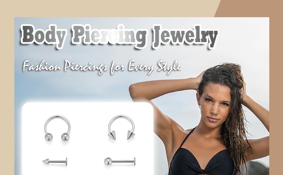 14G Colorful Surgical Steel Belly Button Rings for Women