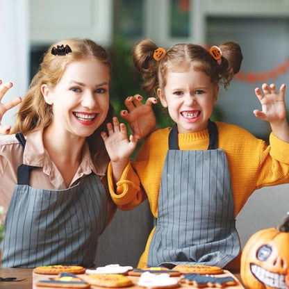 Mistofu Mini Halloween Hair Clip -12PC Small Claw Clips Pumpkin Ghost Bat Spider Shape Hair Claw for Girls, Cute Hair Accessories (mini-Halloween hair clips) - color: mini-Halloween hair clips