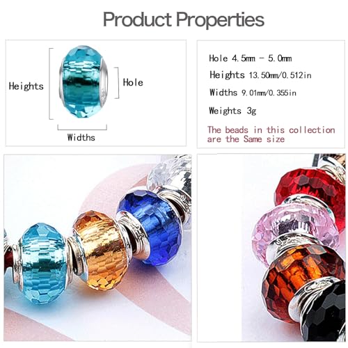 MICOO 925 Sterling Silver Charms for Bracelets,Fashion DIY Dangle Pendants Beads Simulated Birthstone Charms,Birthday Gifts for Women - color: 6 styles charms4