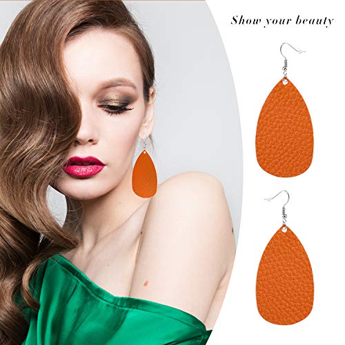 18-32 Pairs Tassel Earrings Set with Colorful Tassel Long Layered Dangle Hoop Tiered Thread Earrings Set for Women Jewelry Fashion and Valentine Birthday Party Gift - style: 30 Pairs Teardrop Earrings
