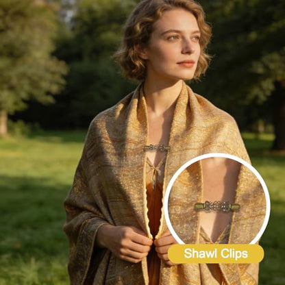Cinch Clip 4 Pcs Sweater Clips for Cardigans | Vintage Style