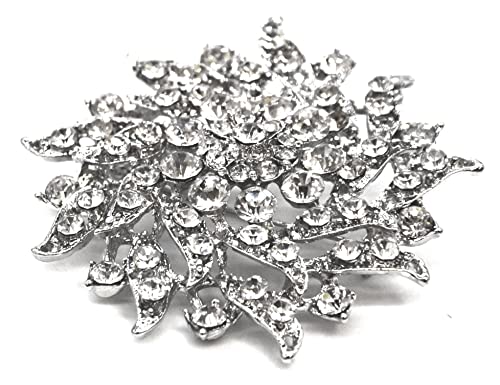Belagio Enterprises 2 1/2-Inch Rhinestone Brooch | BW-171-182 - size: 2-1/2-Inch, style: BW-148