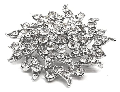 Belagio Enterprises 2 1/2-Inch Rhinestone Brooch | BW-171-182 - size: 2-1/2-Inch, style: BW-148