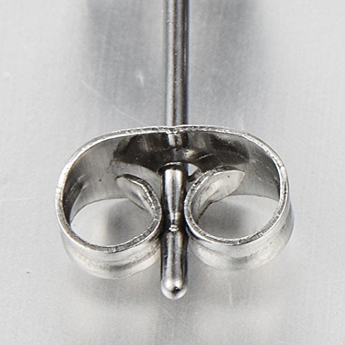 Women’s Stainless Steel Polished Teardrop Hoop Earrings Silver Tone Bold Oval Statement Style