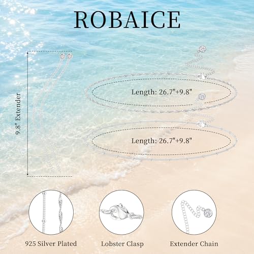 Tewiky Layered Waist Chain for Women, 14K Gold/Silver Plated Belly Chains | Beach Waist Beads Chain, Waterproof Twist Figaro Cuban Body Chain, Summer Jewelry for Women Gifts - color: Silver Waist Chain