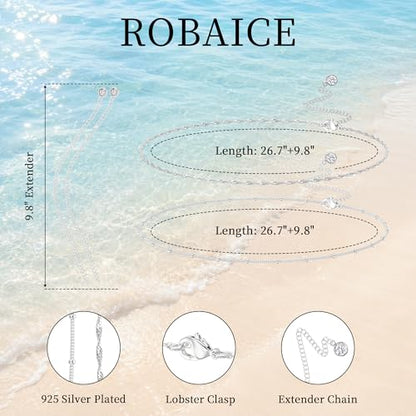 Tewiky Layered Waist Chain for Women, 14K Gold/Silver Plated Belly Chains | Beach Waist Beads Chain, Waterproof Twist Figaro Cuban Body Chain, Summer Jewelry for Women Gifts - color: Silver Waist Chain
