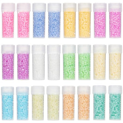 SUNNYCLUE 120G Glass Seed Bead 12/0 Bracelet Seed Beads Mini Glass Bead Small Pony Beads 2mm Glass Seed Beads Loose Spacer Beads for Jewelry Making DIY Earrings Friendship Bracelets Necklace Supplies - color: Mixed Color 5
