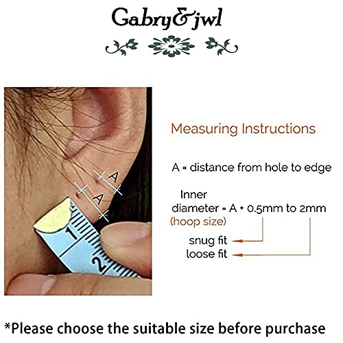 316L Surgical Stainless Steel Huggie Hoop Earrings 6mm 8mm 10mm 11mm 12mm 14mm Hypoallergenic Earrings Hoop Cartilage Helix Lobes Hinged Sleeper Earrings For Men Women - style: G01:4Pairs gold(6mm/8mm/10mm/12mm)18G