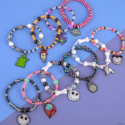 Fashion Angels Disney The Nightmare Before Christmas Jewelry Kit | Includes 800+ Beads, Trendy DIY Sweet & Scary Jewelry Set for Tweens & Teens - size: Tim Burton - The Nightmare Before Christmas