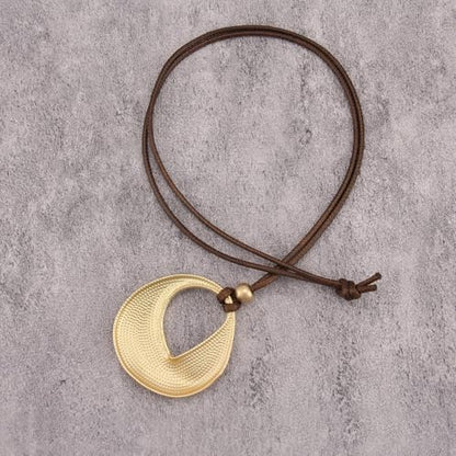 Boho Necklaces for Women Chunky Circle Necklace Bohemian Necklaces | Chunky Boho Necklace for Women Layered Boho Circle Leather Choker Necklace Long Vintage Necklaces Bohemian Jewlery Gifts - style: Bohemian Style Necklace