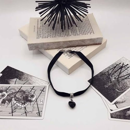 Fesciory Black Necklaces for Women, Adjustable Layered Velvet Leather Lace Collar Necklace, Goth Jewelry Gifts. - color: black