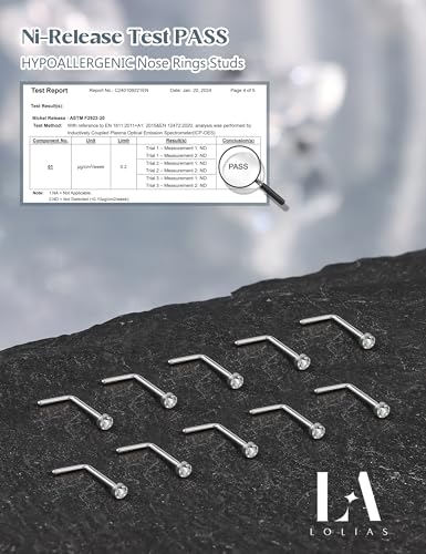 LOLIAS 80-160Pcs Surgical Steel Nose Rings Studs for Women Hypoallergenic | Straight or L Shaped Small Nose Studs Pin,Hypoallergenic 20G 22G Tiny Bone Nose Piercing Jewelry, 1.5/2/2.5/3 mm CZ Mix - color: 80Pcs 20G L shaped（white）