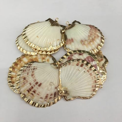 20pcs Natural Shell Pendants Charms Necklace Trendy Pendant For Making DIY Accessories Necklaces Earings