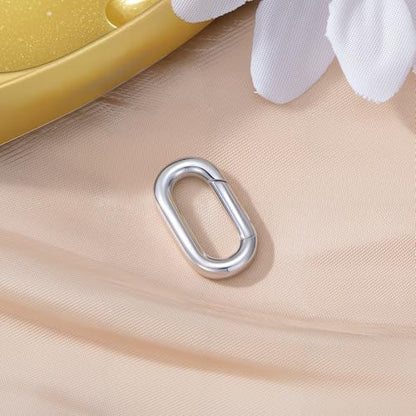 925 Sterling Silver Double Opening Lobster Clasp, Necklace Bracelet Anklet Jewelry Extender Clasp for DIY Jewelry Making (Style 5-2pcs) - style: style 5-2pcs