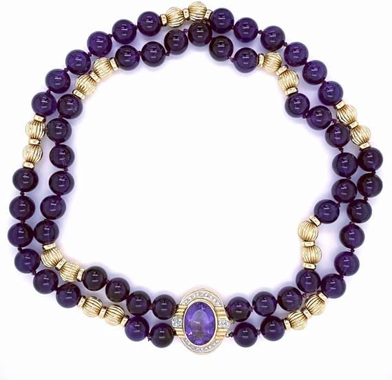 Zenkeeper About 180 Pcs Amethyst Beads for Jewelry Making 4 MM Amethyst Gemstones Loose Stone Beads - color: Amethyst, size: 4MM, about 180pcs