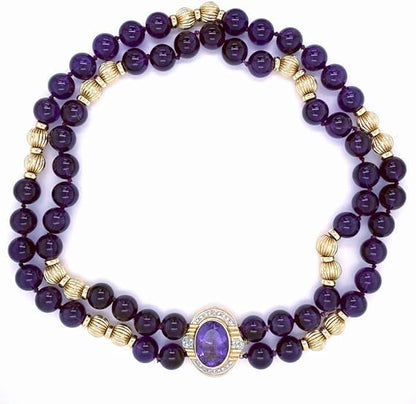 Zenkeeper About 180 Pcs Amethyst Beads for Jewelry Making 4 MM Amethyst Gemstones Loose Stone Beads - color: Amethyst, size: 4MM, about 180pcs